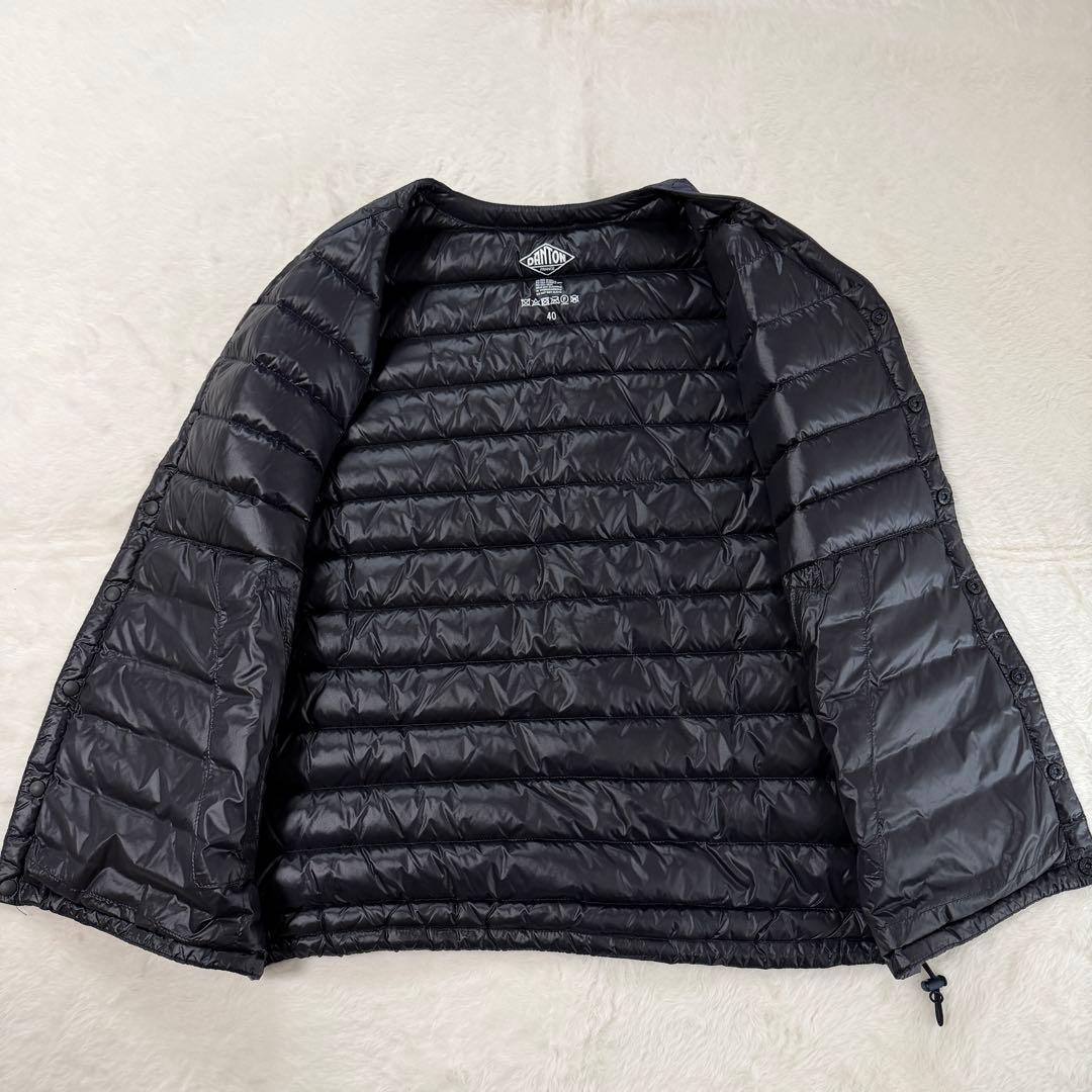 美品 DANTON ダントン ダウン ダウンベスト インナーダウン 40 L