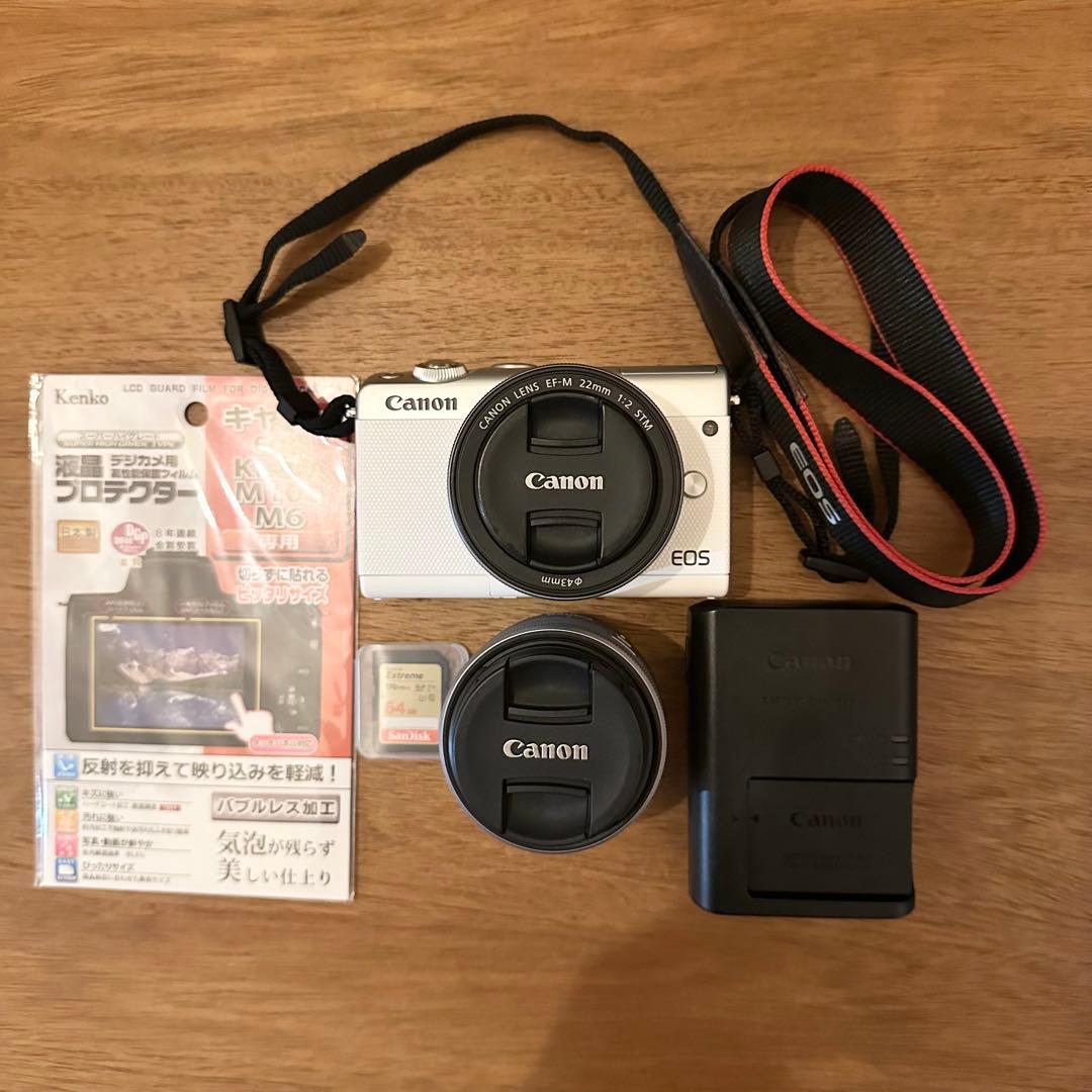 Canon EOS M100 ダブルレンズキット　ホワイト