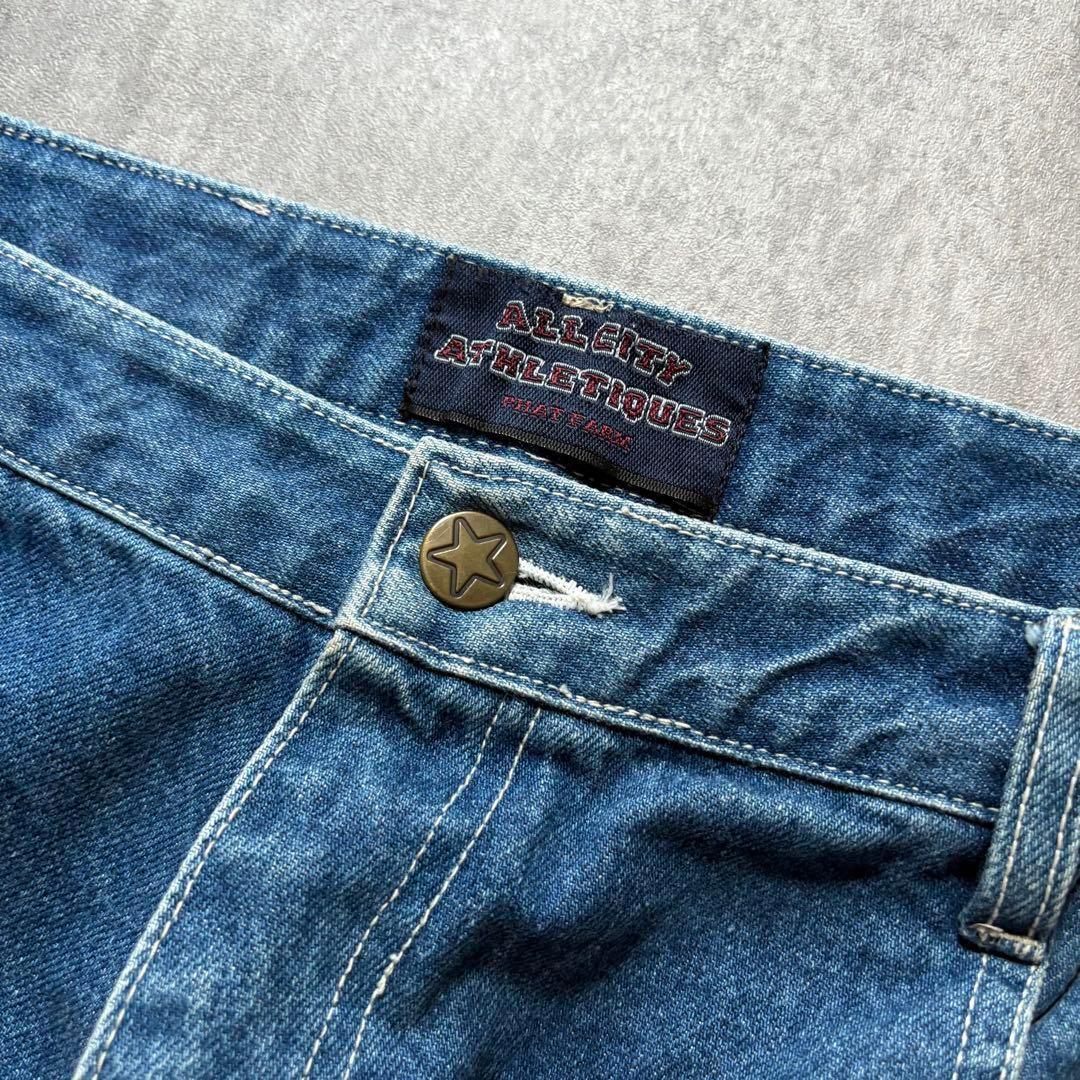 パンツ 90s PHAT FARM painter denim half pants