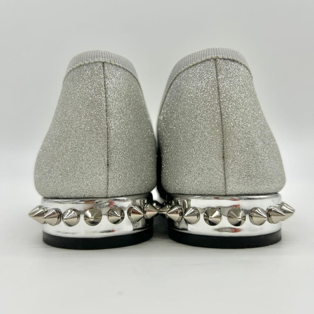 【極美品】クリスチャンルブタン フラットシューズ