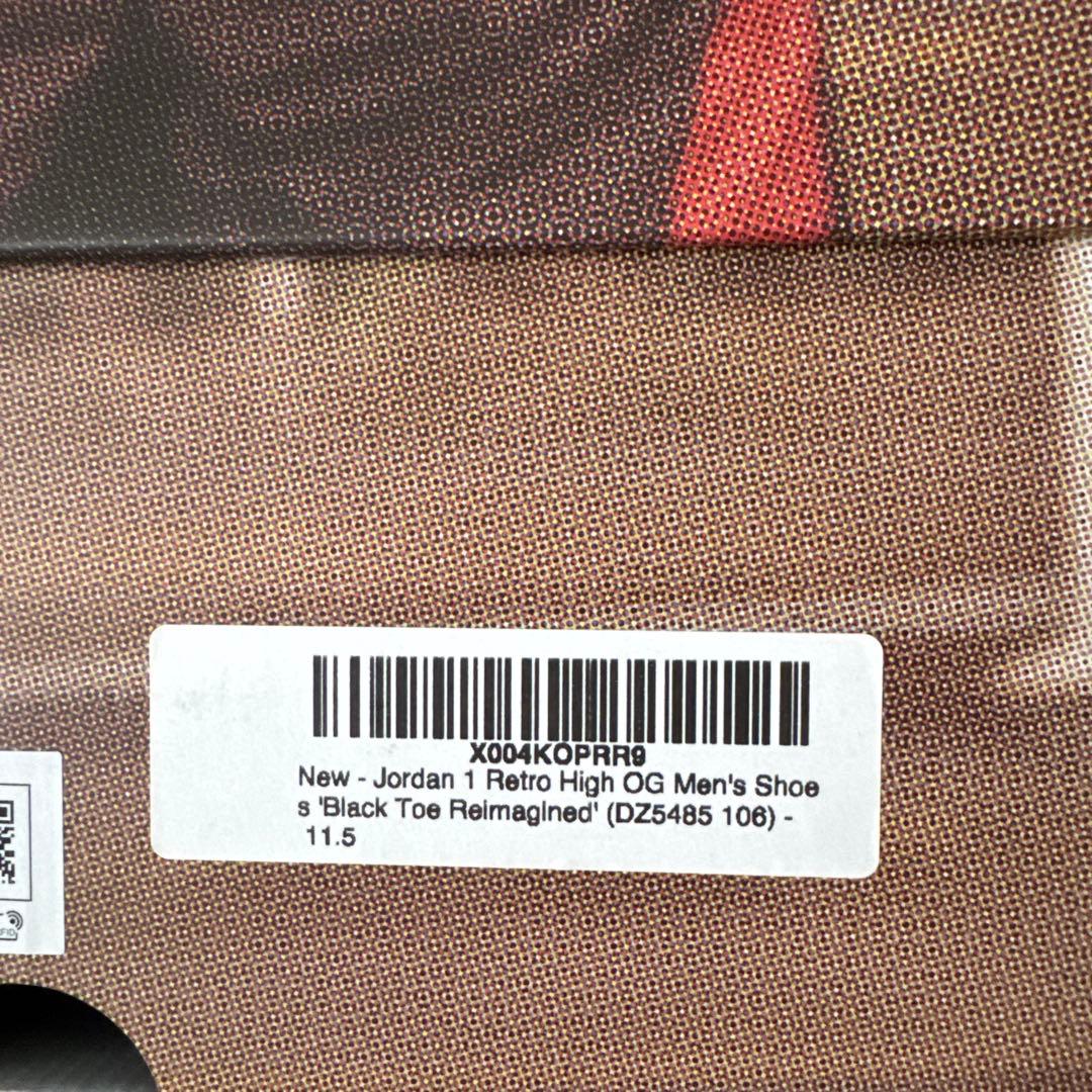 Nike Air Jordan 1 ホワイト/ブラック/レッド　新品未試着未着用