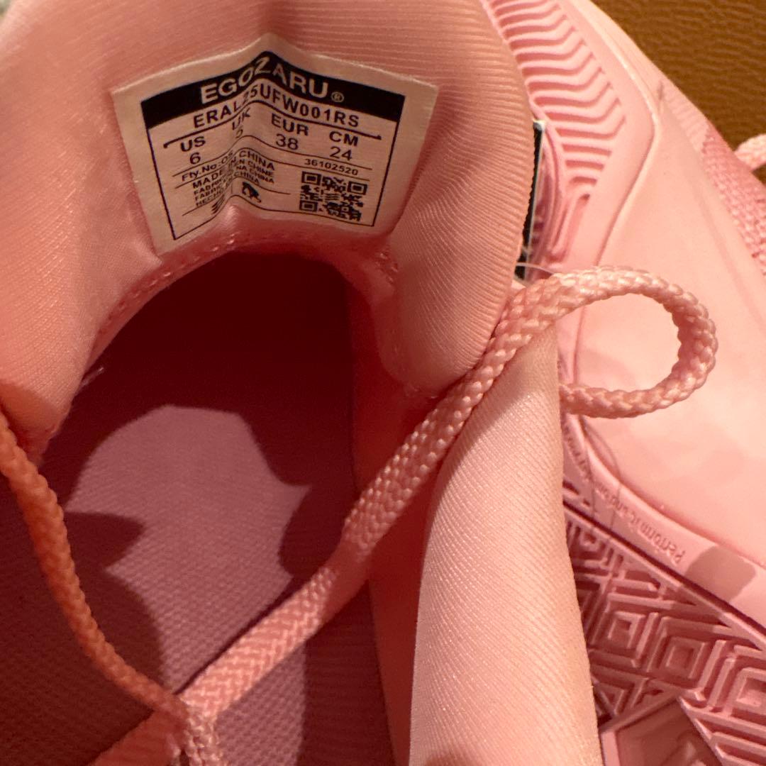 EGOZARU RIKU 1 ピンク シューズ US6
