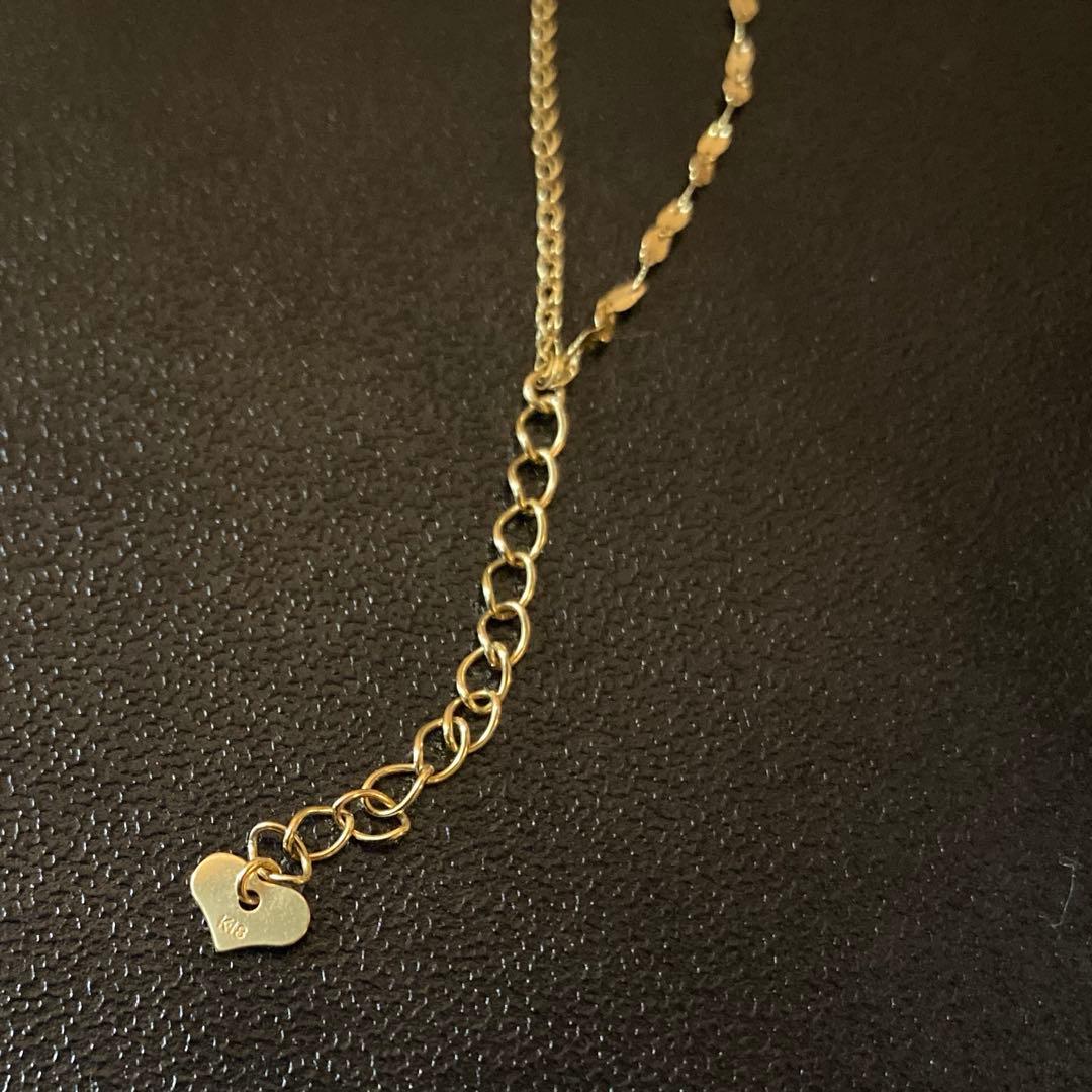 2連アンクレット　k18 18k 18金　アンクレット　YG