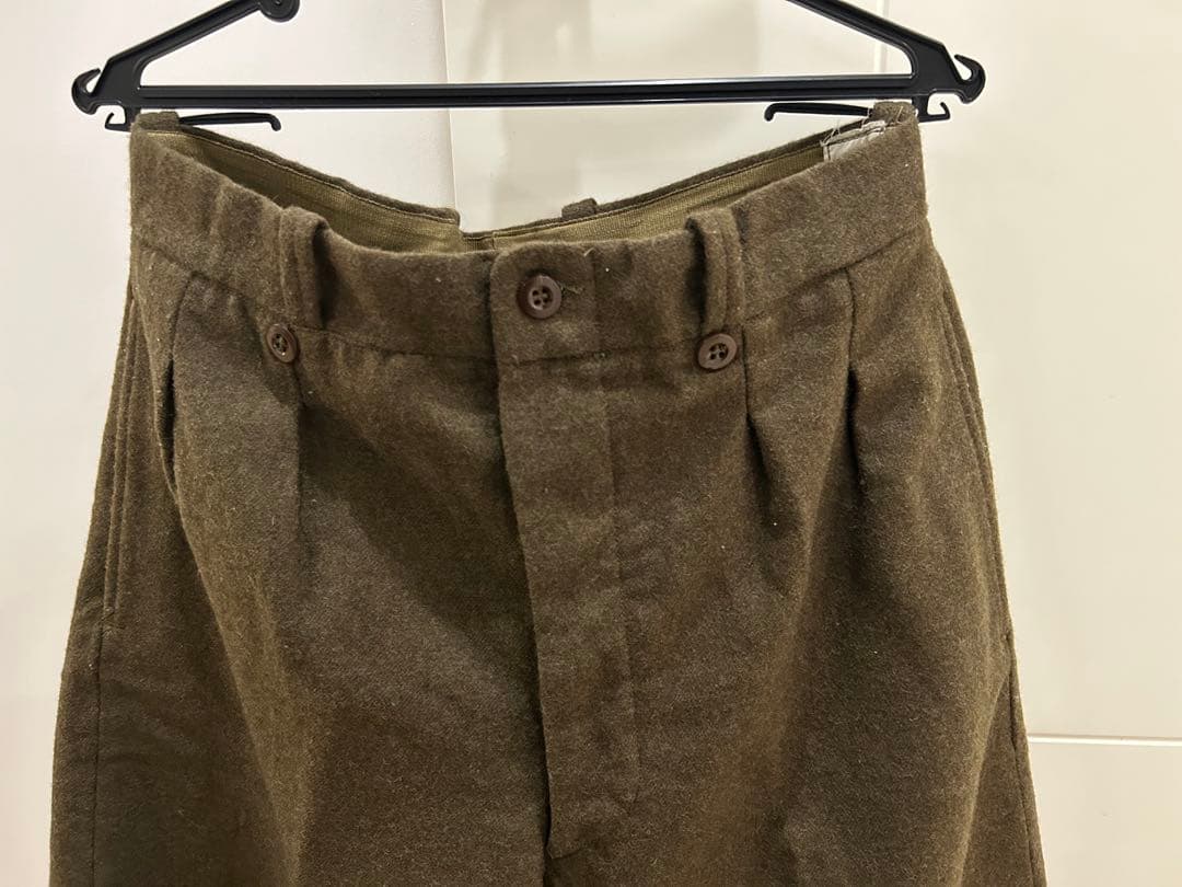 【実物】フランス軍 M-52 ウールトラウザーズ ミリタリーパンツ (24）