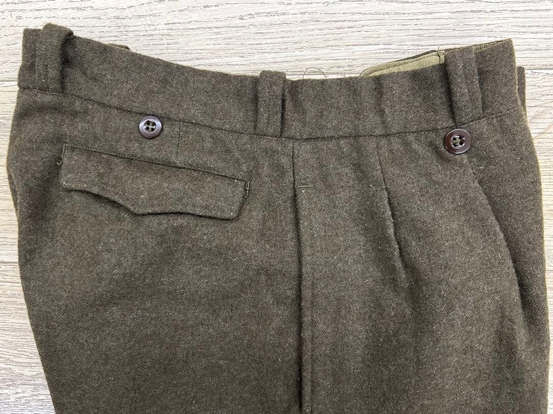 【実物】フランス軍 M-52 ウールトラウザーズ ミリタリーパンツ (24）