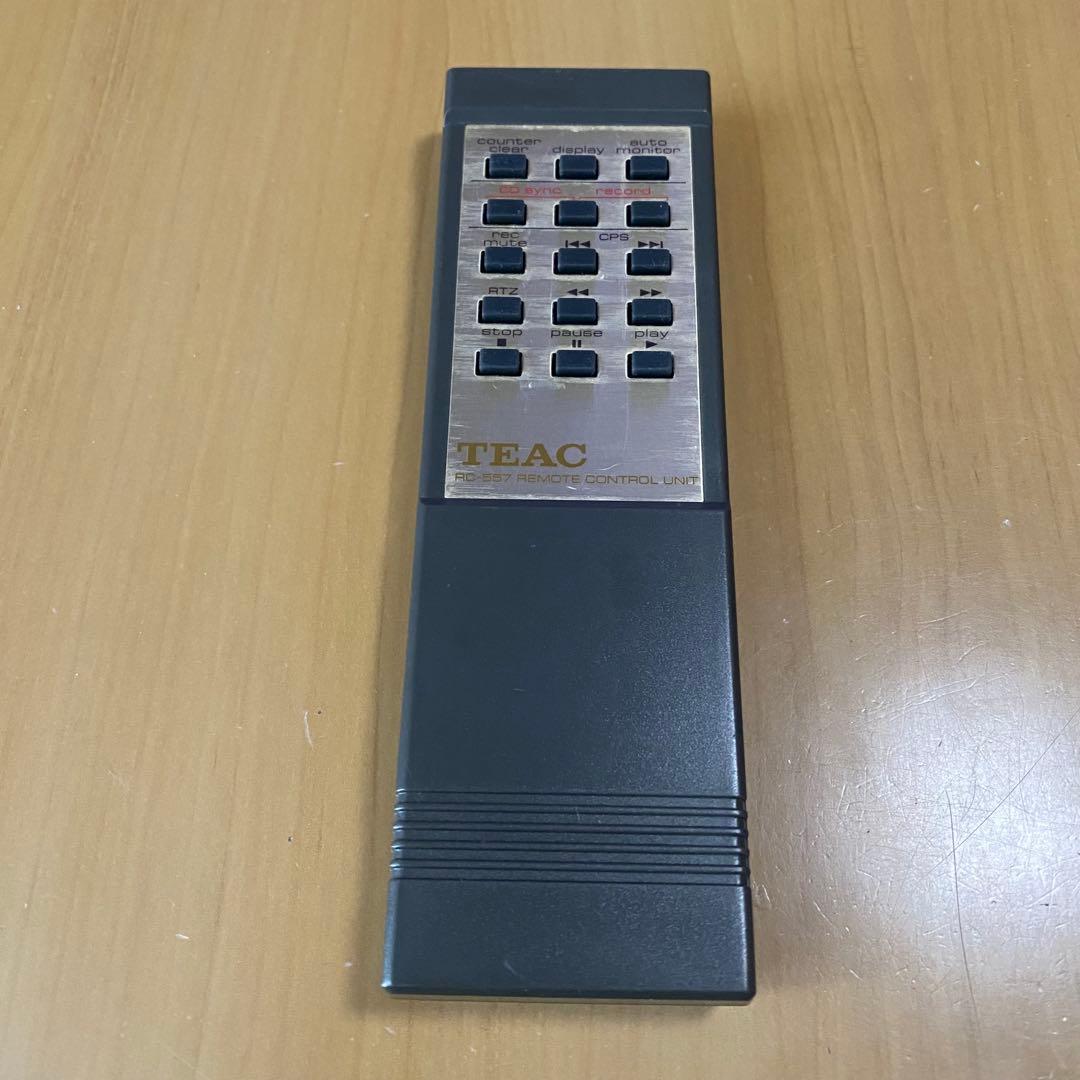 ティアック TEAC カセットデッキ純正リモコン RC-557