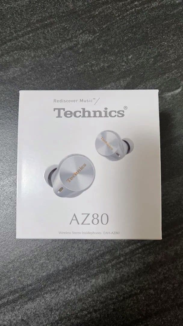 ワイヤレスイヤホン Technics EAH-AZ80 シルバー(左音飛びあり)