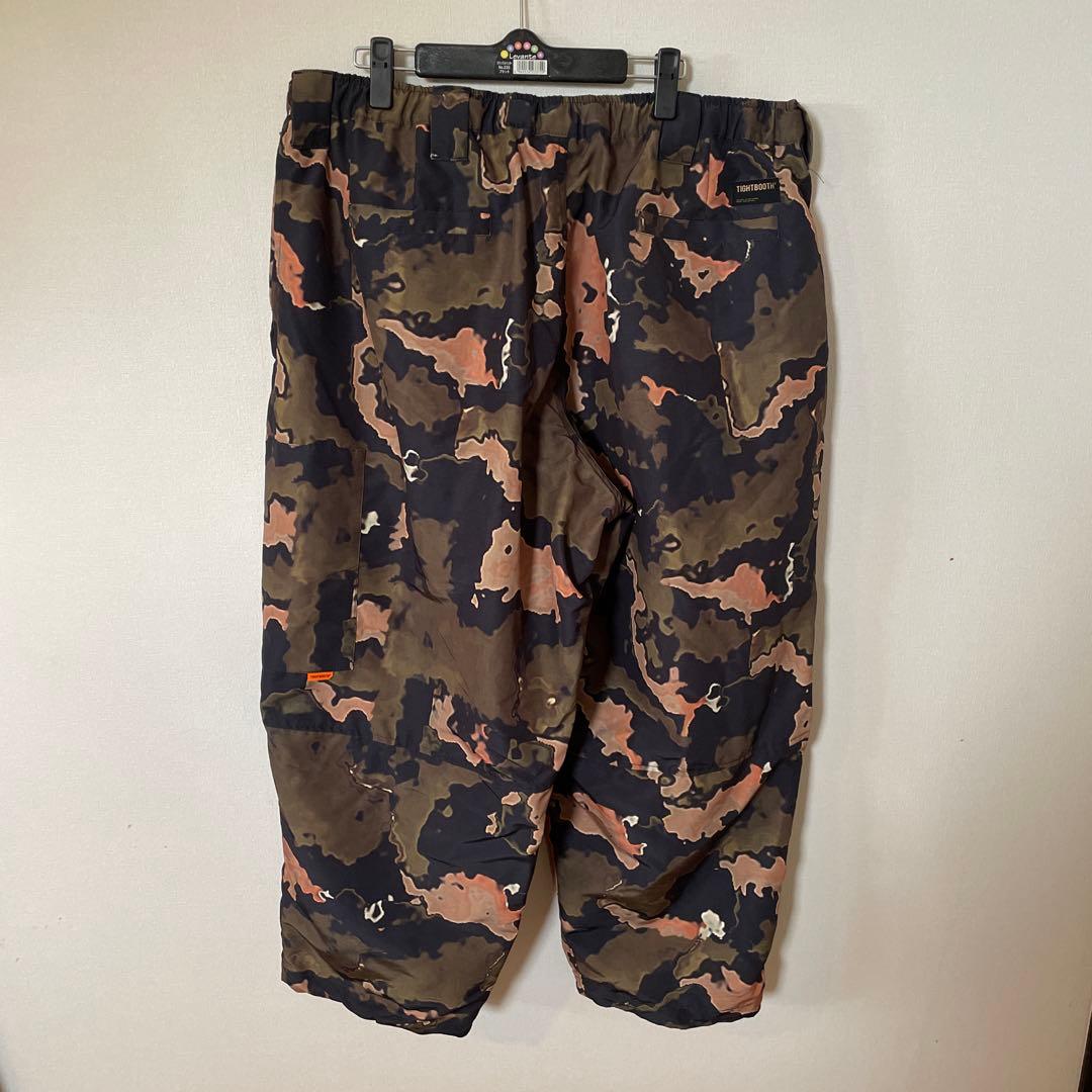 TIGHTBOOTH 迷彩カーゴパンツ リップストップ バルーン XL