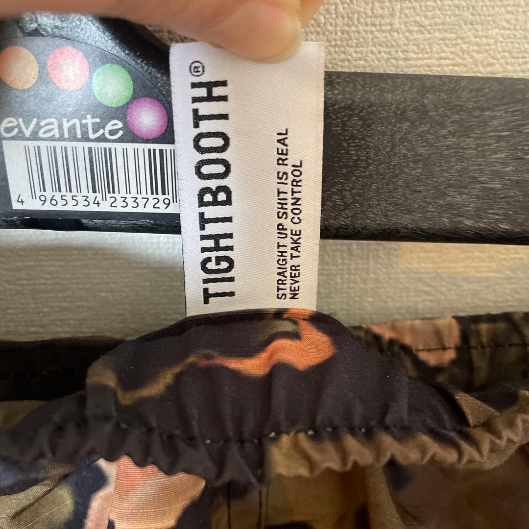 TIGHTBOOTH 迷彩カーゴパンツ リップストップ バルーン XL