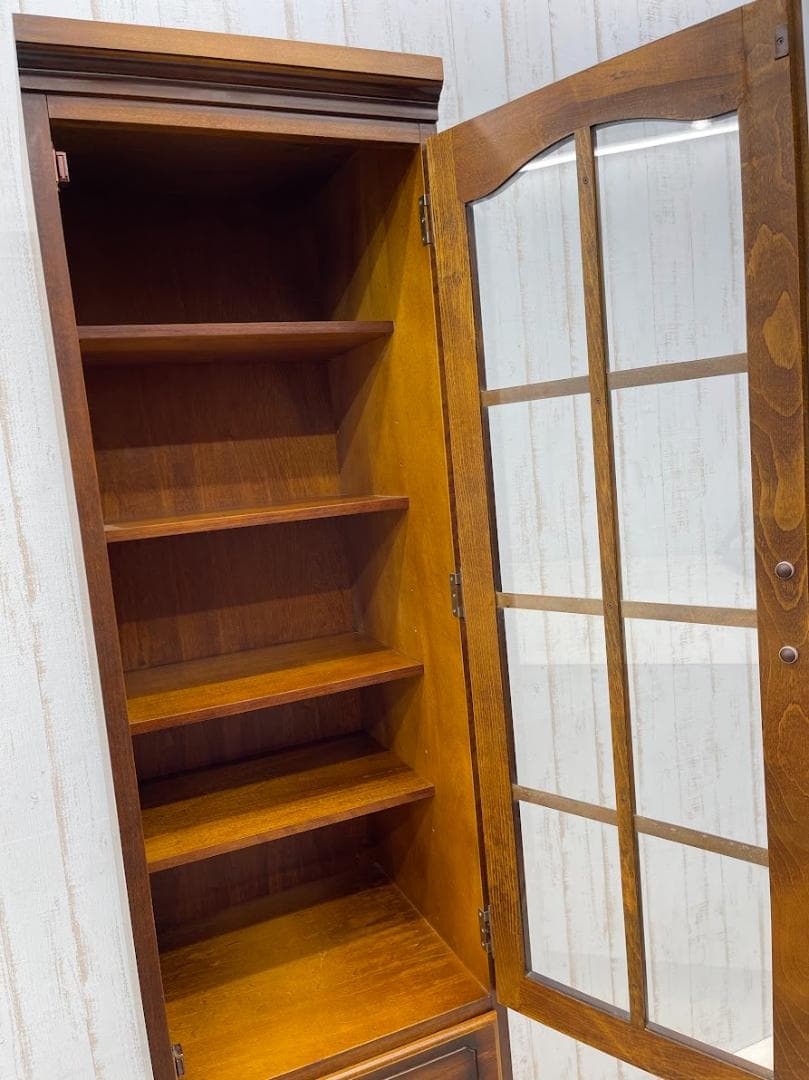 karimoku コロニアル スリムカップボード 右開き オールドカリモク