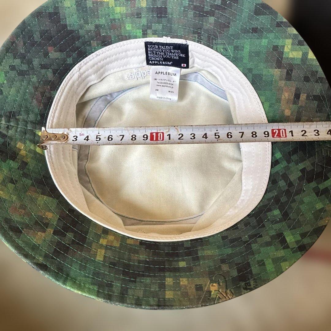 APPLEBUM raidback fabric pixel camoハット