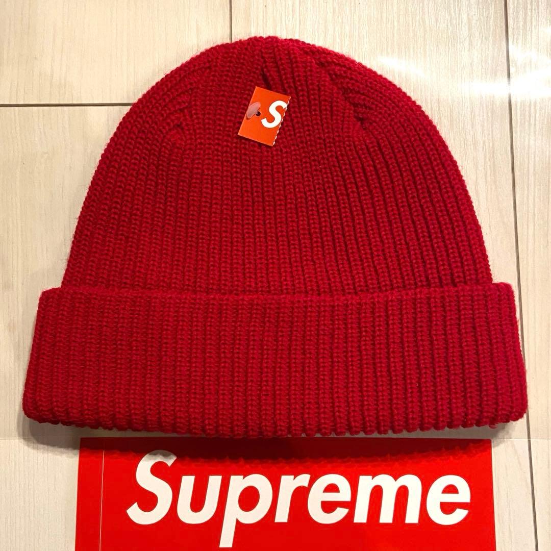 【新品】Supreme Loose Gauge Beanie 赤
