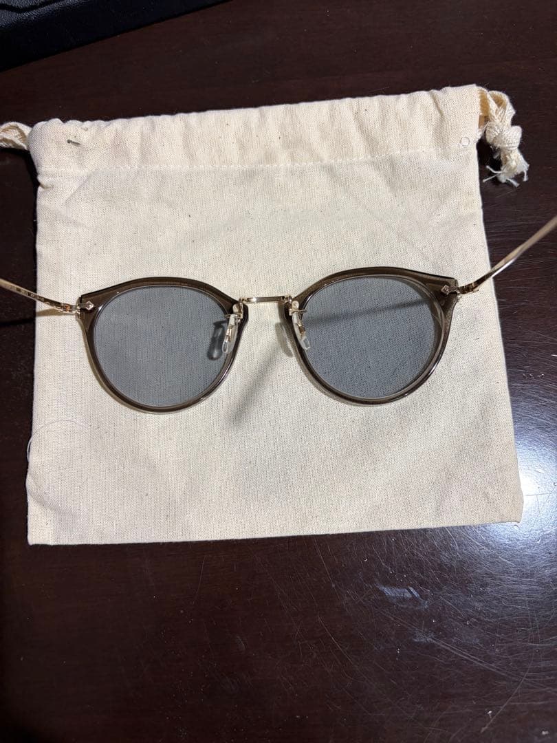 EYEVAN E-0505-SUN SMK スモーク ゴールド