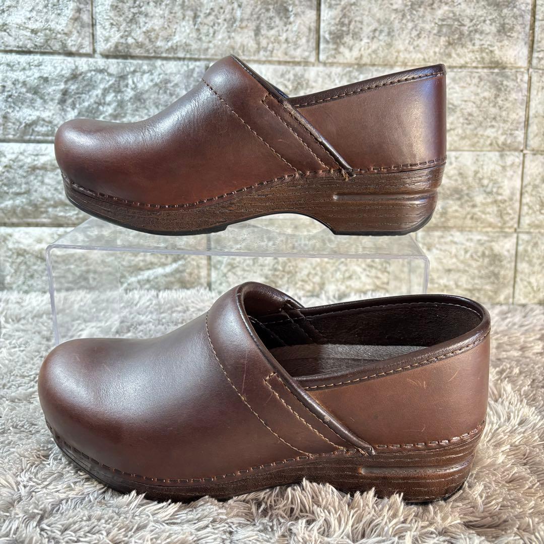 Dansko ダンスコ クロッグ サボサンダル 本革 レザー ダークブラウン