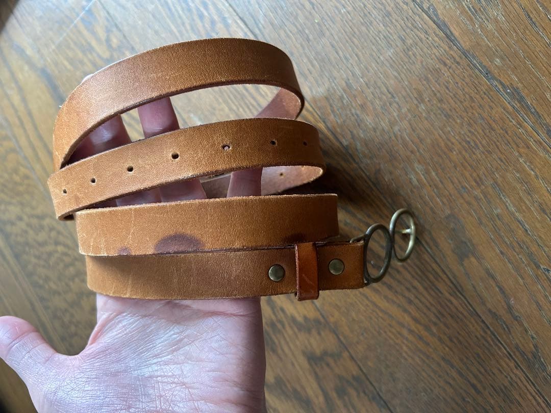 nejicommu ネジコミュ レザーベルト hender scheme