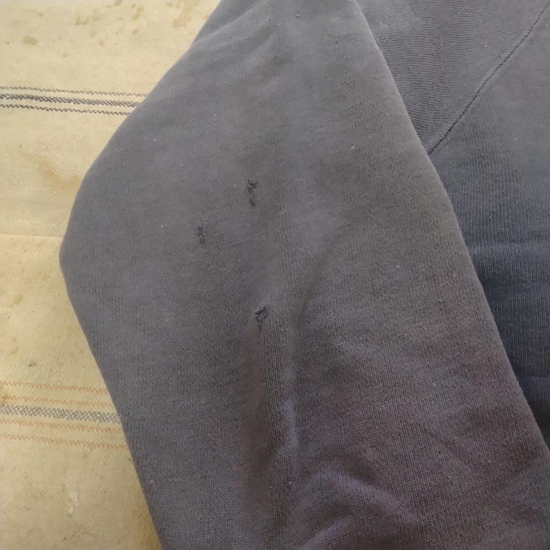 50s 60s VINTAGE スウェット　カレッジ　フェード　ナス紺