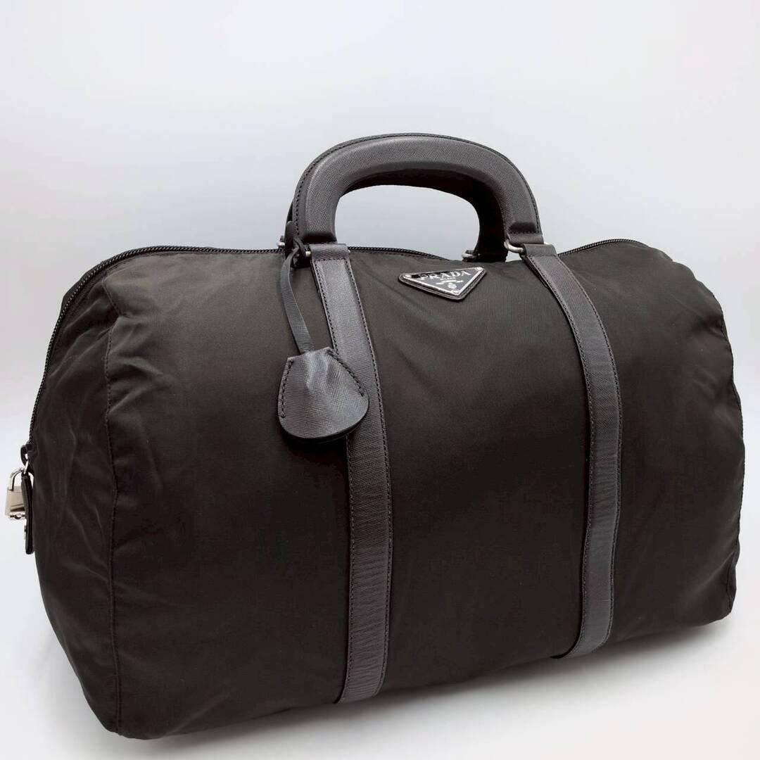 PRADA プラダ テスートナイロン レザー ボストンバッグ トラベルバック