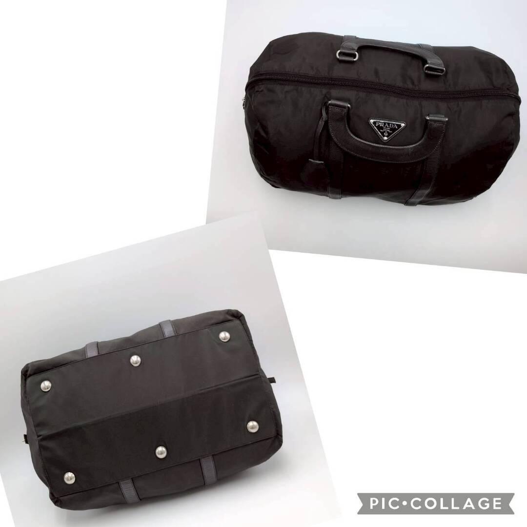PRADA プラダ テスートナイロン レザー ボストンバッグ トラベルバック