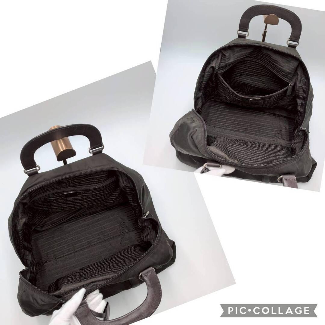 PRADA プラダ テスートナイロン レザー ボストンバッグ トラベルバック
