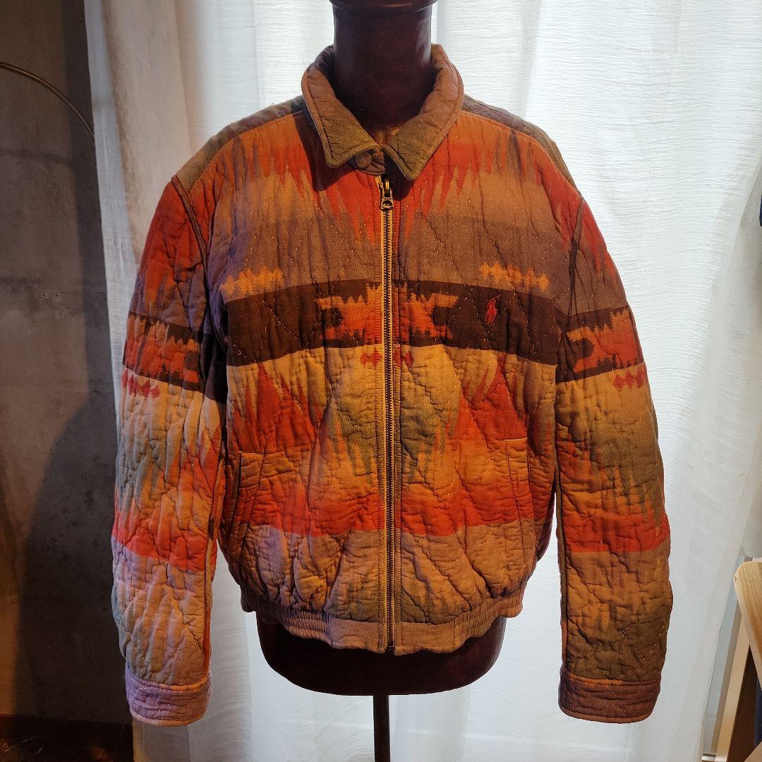 POLO Ralph Lauren 花柄キルティングジャケット リバーシブル