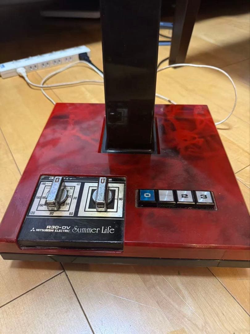 アンティーク/レトロ/三菱電機/R30-DV/扇風機 稼働品