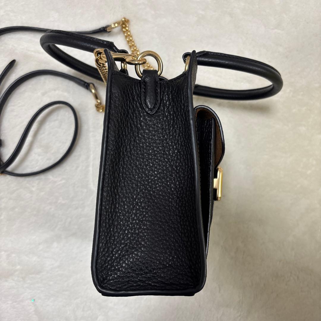 COACH ショルダーバッグ ダークブラウン/ブラック