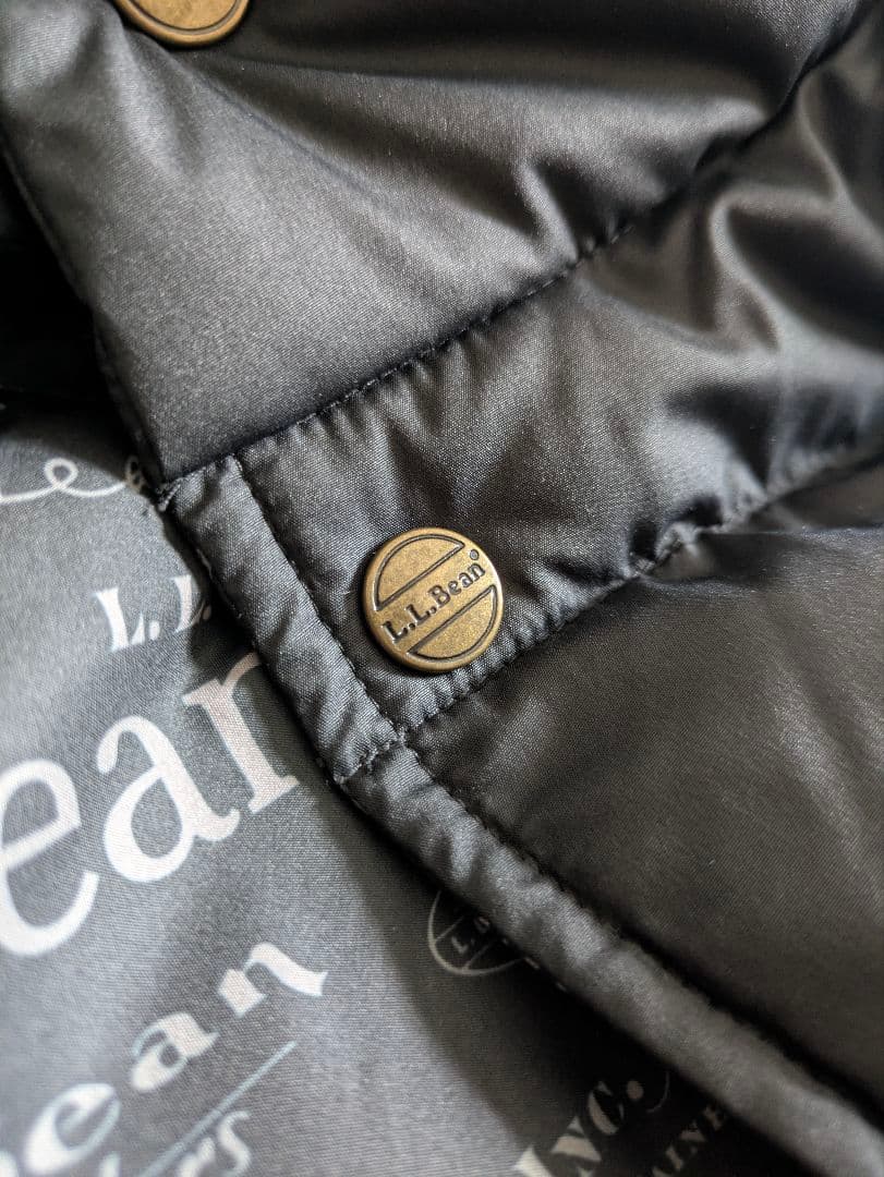 L.L.Bean ブラック ダウンベスト WM/MS