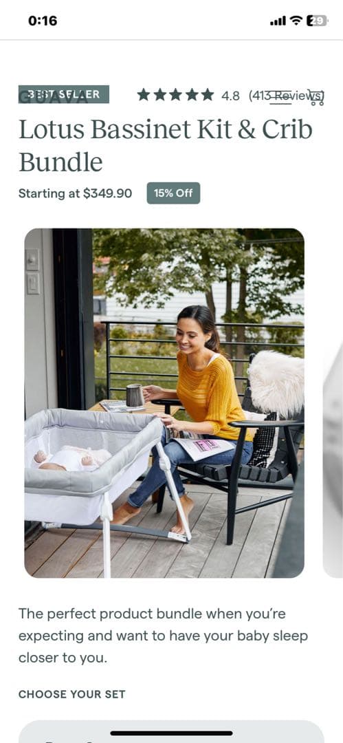 GUAVA Bassinet 移動用 ベビーベッド