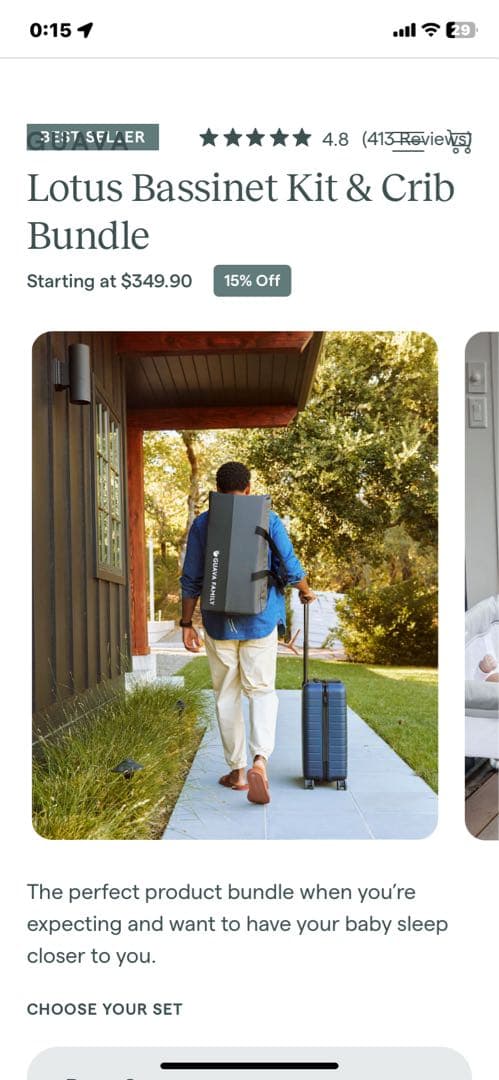 GUAVA Bassinet 移動用 ベビーベッド