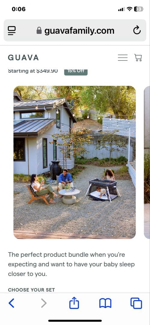 GUAVA Bassinet 移動用 ベビーベッド