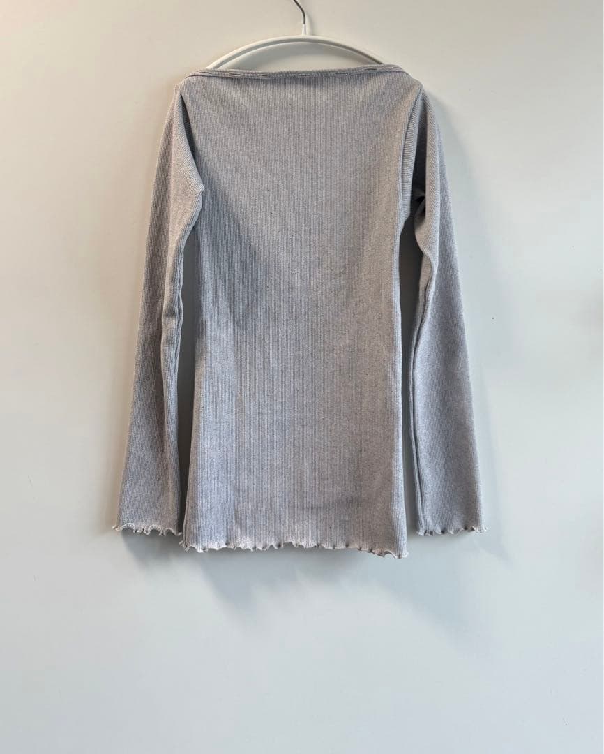 トップス Baserange TAV long sleeve Grey Melange