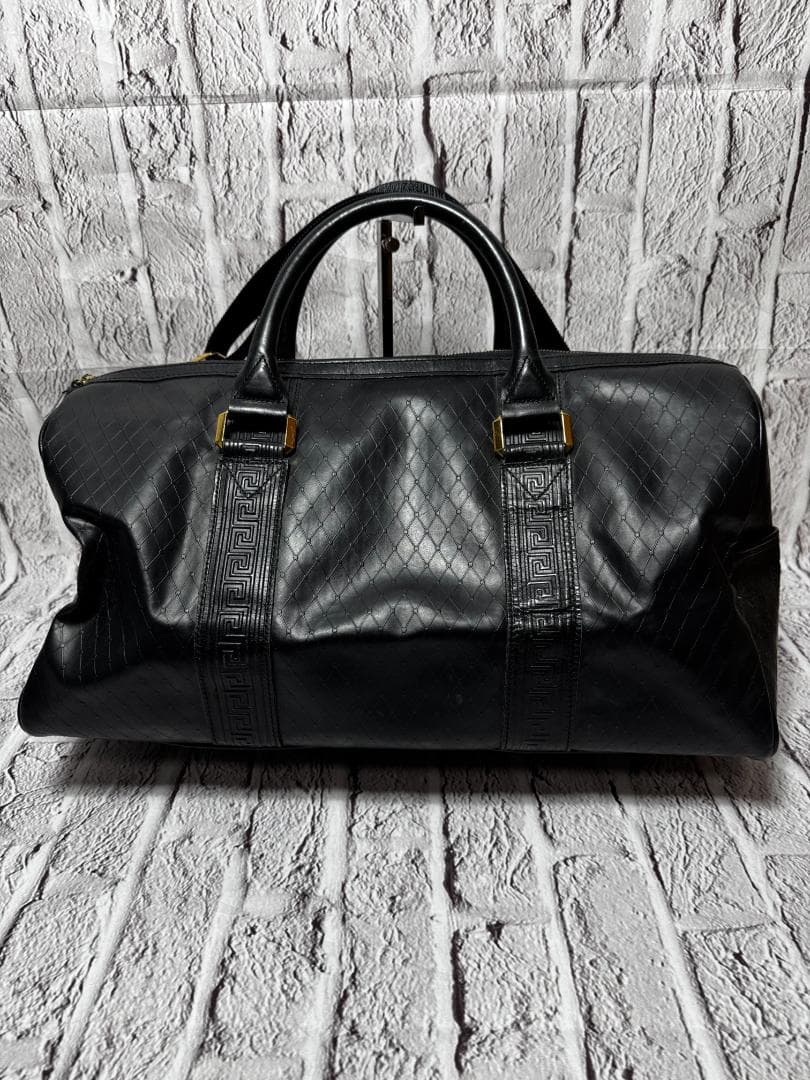 ヴェルサーチ　2way ボストンバック　太陽神 　ｗ4625-1014-③-③