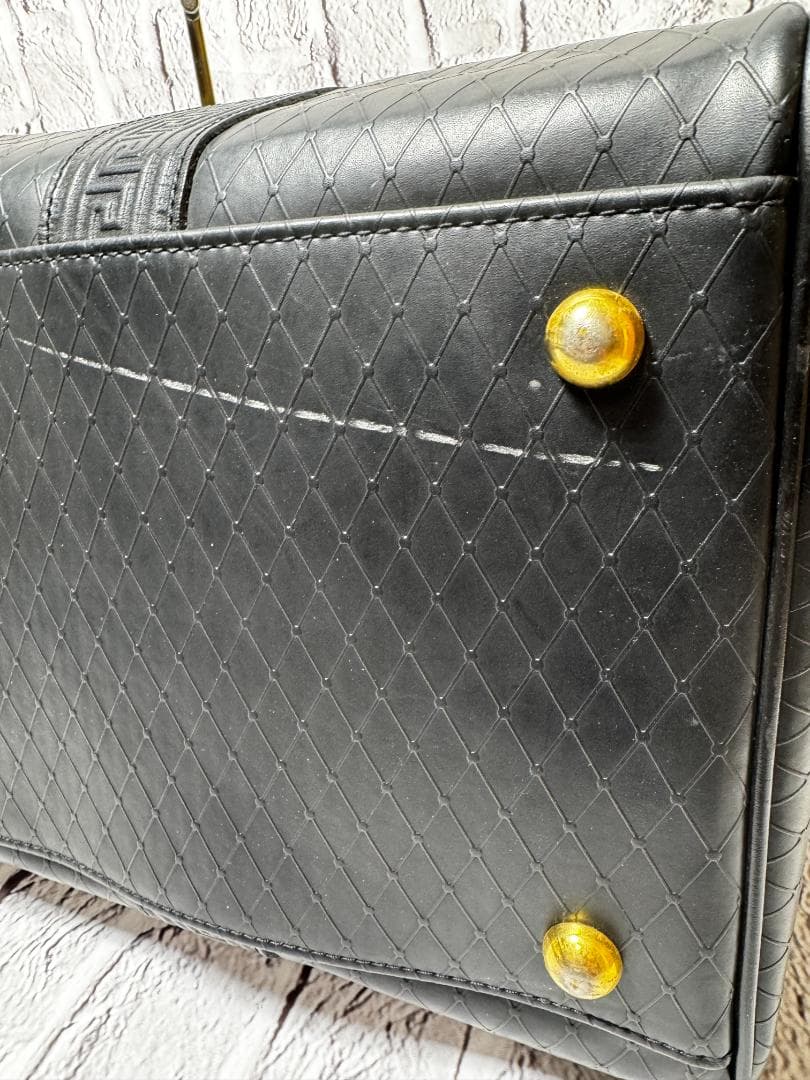 ヴェルサーチ　2way ボストンバック　太陽神 　ｗ4625-1014-③-③