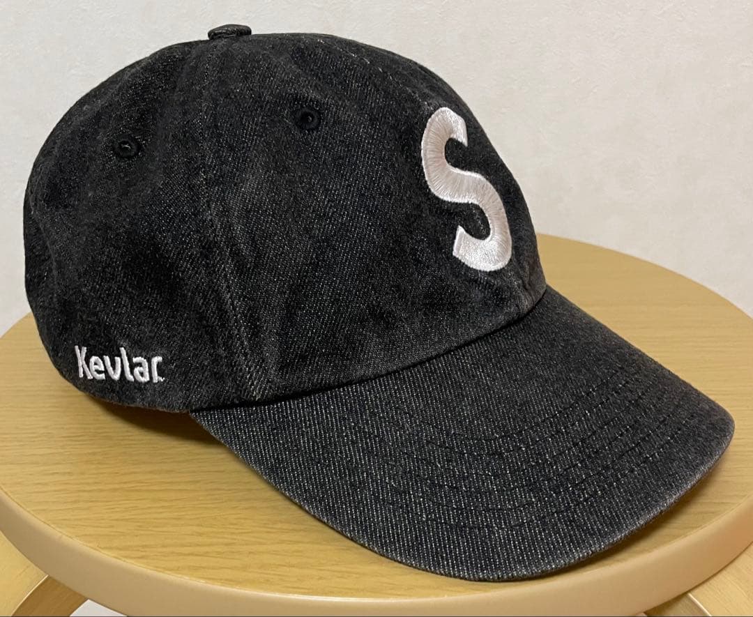 Supreme デニム S Logo キャップ ブラック