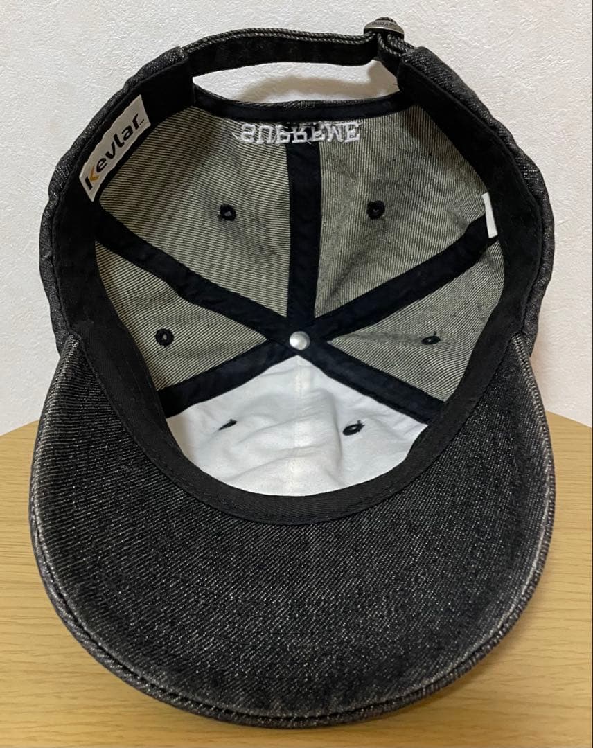 Supreme デニム S Logo キャップ ブラック