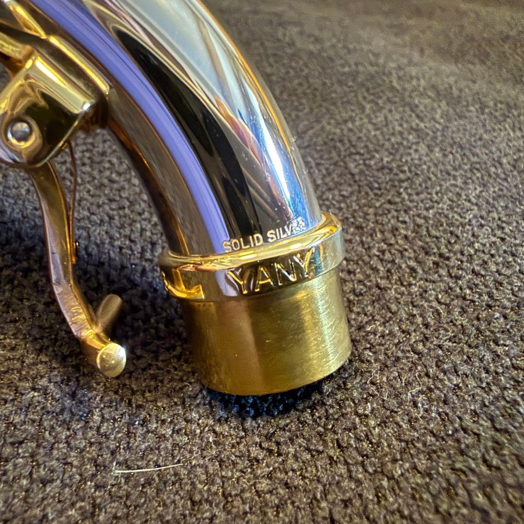 Yanagisawa ソプラノサックス ネック カーブド用 総銀製 新品同様
