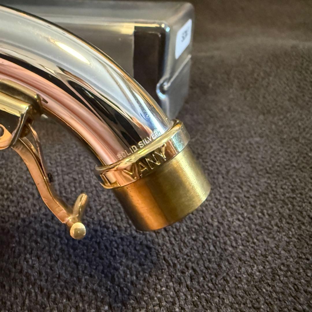 Yanagisawa ソプラノサックス ネック カーブド用 総銀製 新品同様