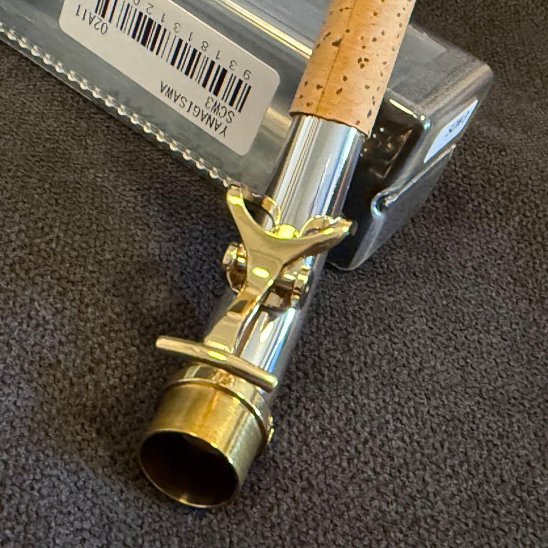 Yanagisawa ソプラノサックス ネック カーブド用 総銀製 新品同様