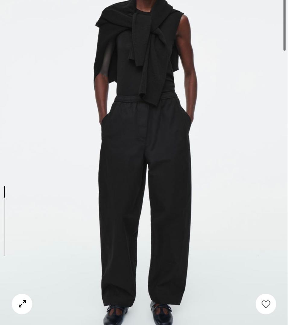 新品未使用完売品【COS】BARREL-LEG COTTON TROUSERS