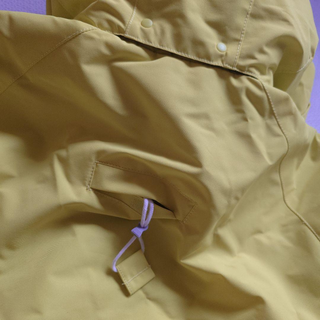 ジュニア用スキーウェアセット　160cm（イエローグリーン×ネイビー）