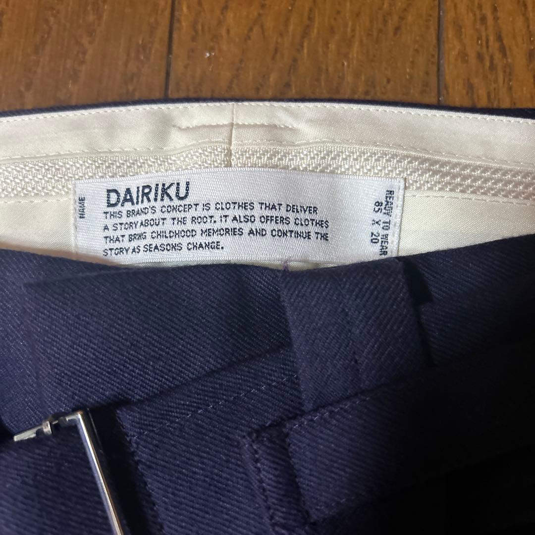 タグ付きDAIRIKUダイリクウールボンデージパンツMパンクセディショナリーズ