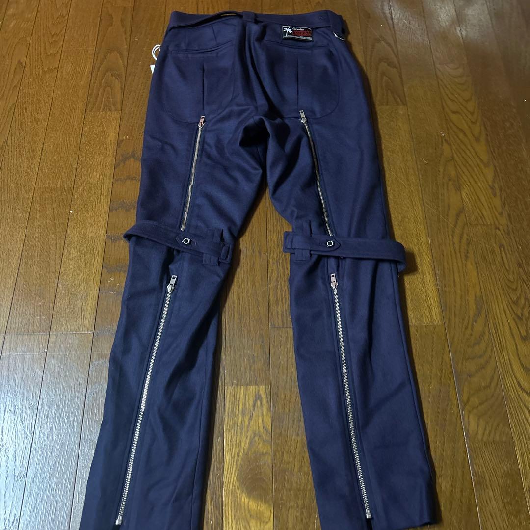 タグ付きDAIRIKUダイリクウールボンデージパンツMパンクセディショナリーズ