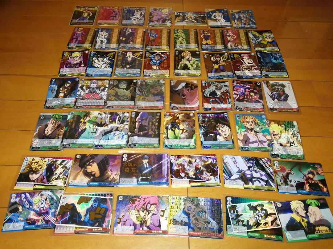 WS　ジョジョの奇妙な冒険　黄金の風　SEC SPサイン JJR　51種フルコン