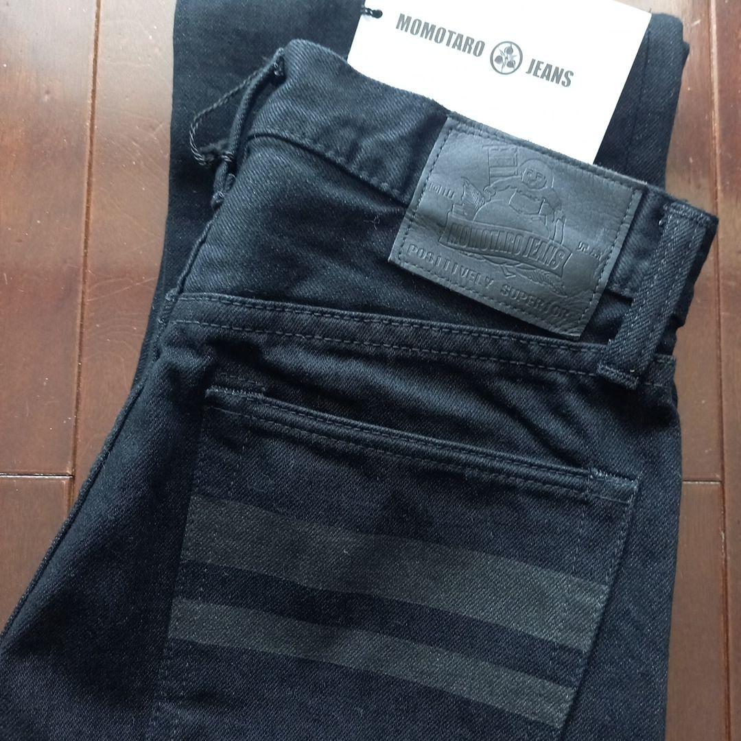 桃太郎ジーンズ MOMOTARO ブラックデニム W30