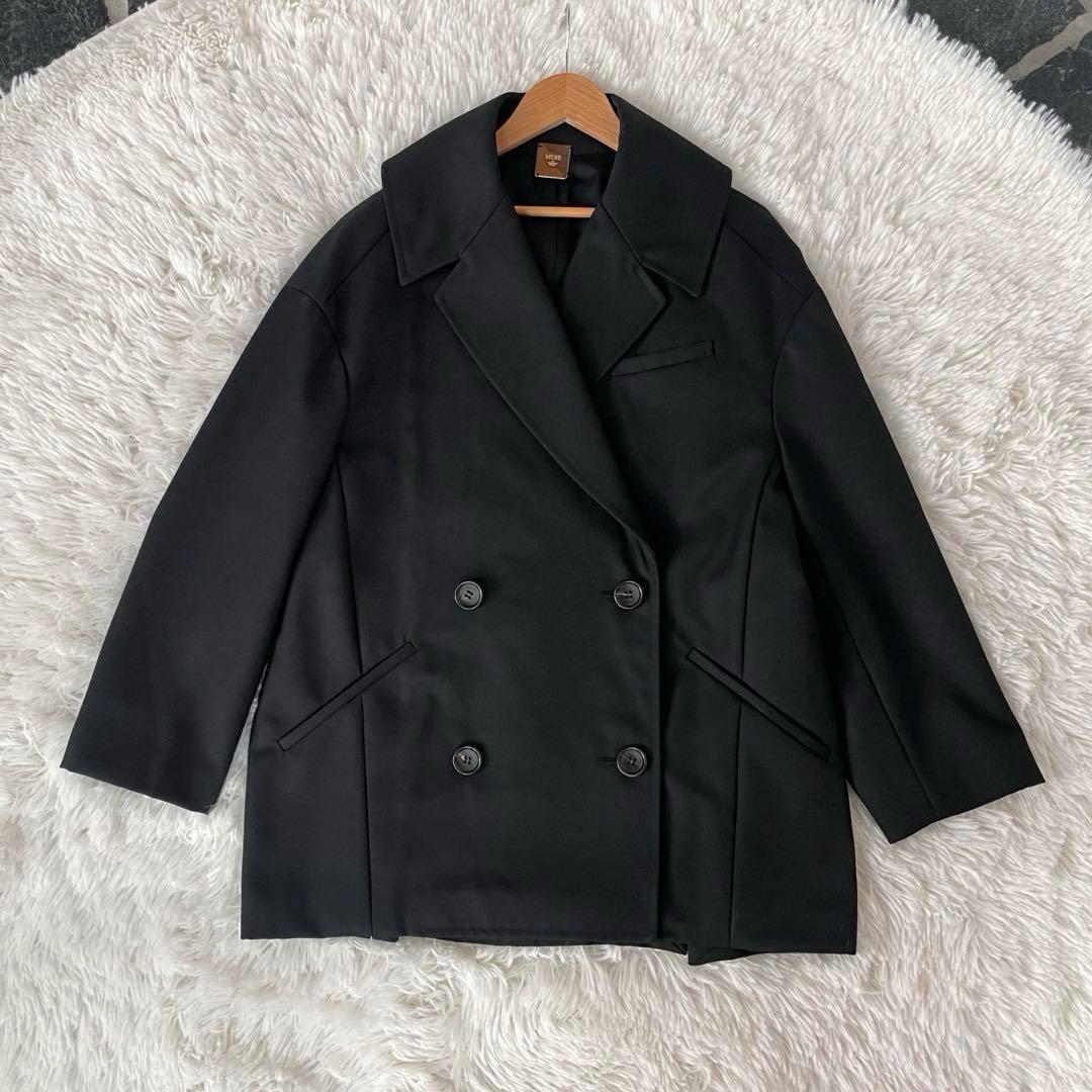 ［専用］オーバーサイズダブルジャケット ブラック Deuxieme Classe