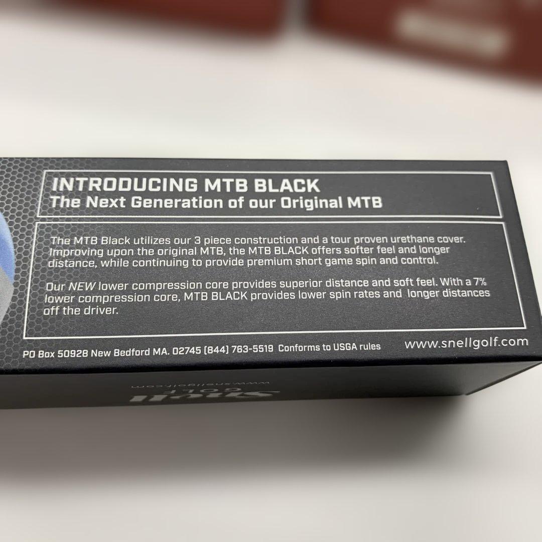 SNELL GOLF MTB BLACK MTB RED ゴルフボール