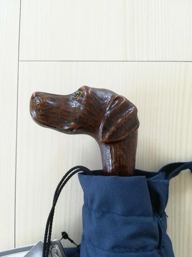 新：Guy de jean 折畳み傘 雨/日傘：グレーハウンド（マロンブラウン）