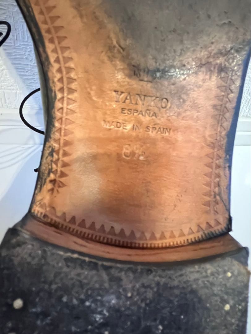 【ジョージ様】YANKO プレートゥ　ブラック　美品　シューキーパーセット