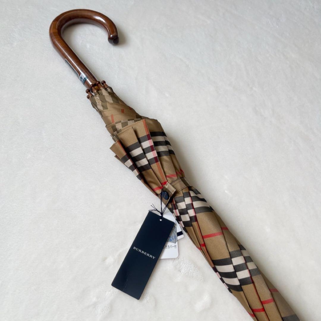 新品未使用 BURBERRY バーバリー ノバチェック 傘 男女兼用 アンブレラ