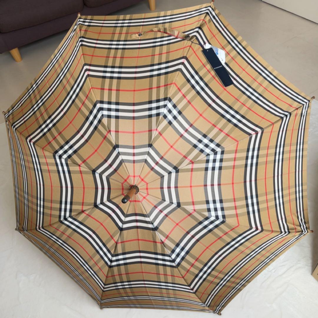 新品未使用 BURBERRY バーバリー ノバチェック 傘 男女兼用 アンブレラ